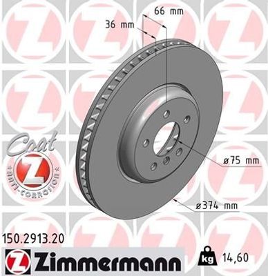 Remschijf Coat Z 150291320