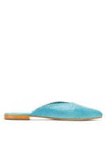 Sarah Chofakian braided leather mules - Bleu