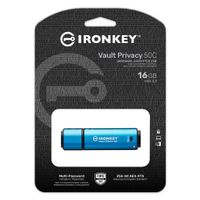 Kingston Technology IronKey VP50 USB flash drive 16 GB USB Type-C 3.2 Gen 1 (3.1 Gen 1) Zwart, Blauw - thumbnail