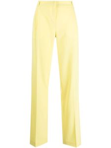 Coperni pantalon en serge à plis marqués - Jaune