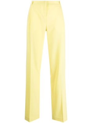 Coperni pantalon en serge à plis marqués - Jaune