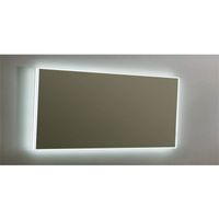 Spiegel Sanilux Mirror Infinity 160x70x4,1 cm Aluminium met LED Verlichting en Touch Sensor