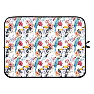 Bloemen tukan: Laptop sleeve 15 inch