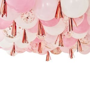 Plafondballonnen Met Kwastjes