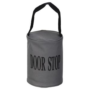 Esschert Design Canvas deurstopper grijs - met handvat - 16 x 12.5 cm - 2.4 kg
