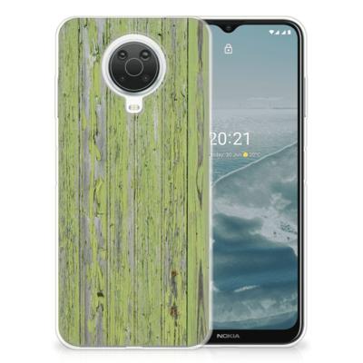 Nokia G20 | G10 | Bumper Hoesje | Green Wood
