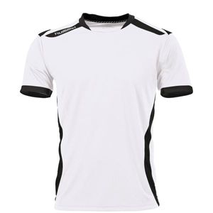 Hummel 110106 Club Shirt Korte Mouw - White-Black - L