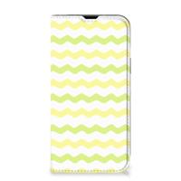 iPhone 14 | Hoesje met Magneet | Waves Yellow