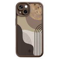 iPhone 13 siliconen case - Abstract almond shapes - thumbnail
