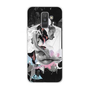 Camouflage de sommeil: Samsung Galaxy A6 Plus (2018) Transparant Hoesje