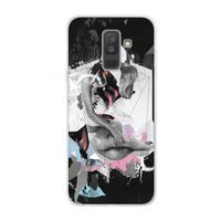Camouflage de sommeil: Samsung Galaxy A6 Plus (2018) Transparant Hoesje