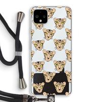 Tijger: Pixel 4 XL Transparant Hoesje met koord