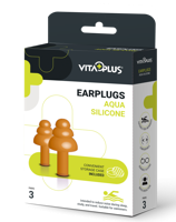 Vitaplus Earplugs Aqua Silicone