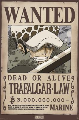 Poster One Piece Wanted Law Wano 61x91,5cm