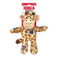 Kong Wild Knots giraffe met piep hondenspeeltje Per stuk