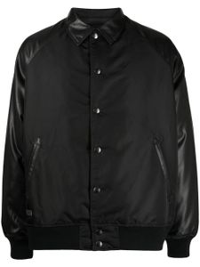 izzue veste bomber à empiècements - Noir