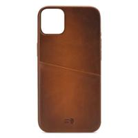 Senza Desire Leather Cover with Card Slot Apple iPhone 14 Plus Burned Cognac
