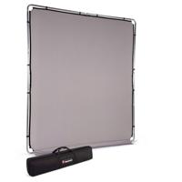 Manfrotto EzyFrame achtergrond 2 x 2,3m grijs Manfrotto EzyFrame achtergrond 2 x 2,3m grijs