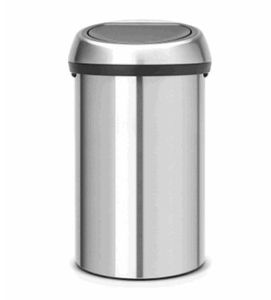 Brabantia Touch Bin afvalemmer 60 liter - Matt Steel