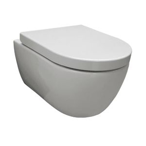 Hangtoilet Sanilux Easy Flush Compact Randloos 48cm (incl. zitting)