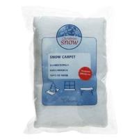 Sneeuwdeken/sneeuwtapijt - 4x stuks - wit - 200 x 50 cm - polyester - sneeuw ondergrond