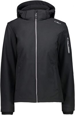 CMP softshell jas dames polyester/elastaan zwart