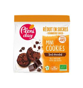 Chocolate chip cookies mini -44% suiker bio