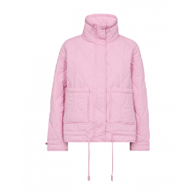 FreeQuent - Roze | Dames | Jas | Roze | XXL | regular | Kamst mode
