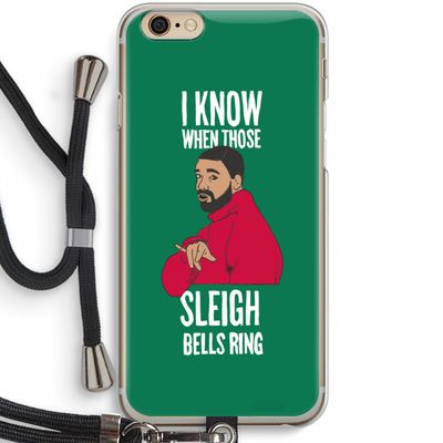 Sleigh Bells Ring: iPhone 6 / 6S Transparant Hoesje met koord