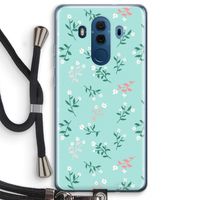 Small white flowers: Huawei Mate 10 Pro Transparant Hoesje met koord