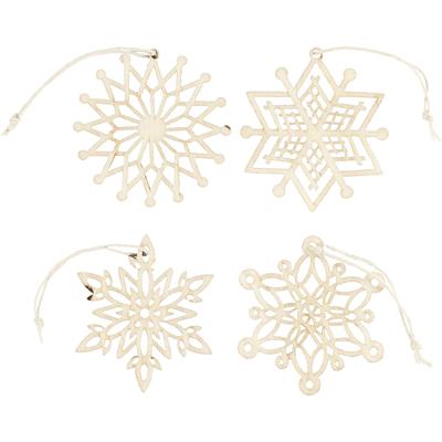 Creativ Company Ornamenten, d 7 cm, dikte 0,3 cm, 8 stuk/ 1 doos