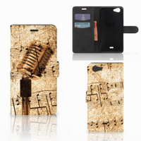 Wiko Pulp Fab 4G Telefoonhoesje met foto Bladmuziek - thumbnail