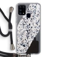 Gespikkelde marmer: Samsung Galaxy M31 Transparant Hoesje met koord