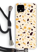 Terrazzo N°13: Pixel 4 XL Transparant Hoesje met koord