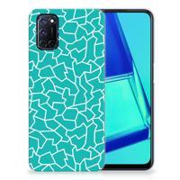 OPPO A52 | A72 | Hoesje maken | Cracks Blue