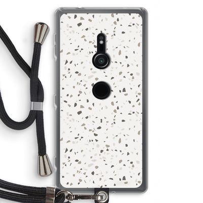 Terrazzo N°14: Sony Xperia XZ2 Transparant Hoesje met koord