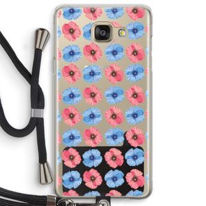 Klaproosjes: Samsung Galaxy A5 (2016) Transparant Hoesje met koord