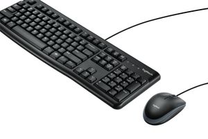 Logitech Desktop MK120 toetsenbord Inclusief muis USB QWERTY UK International Zwart