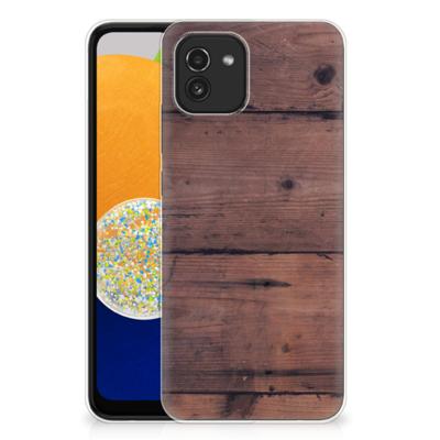 Samsung Galaxy A03 | Bumper Hoesje | Old Wood
