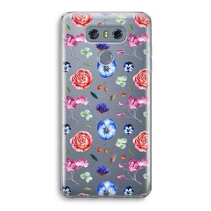 Bloemetjes: LG G6 Transparant Hoesje
