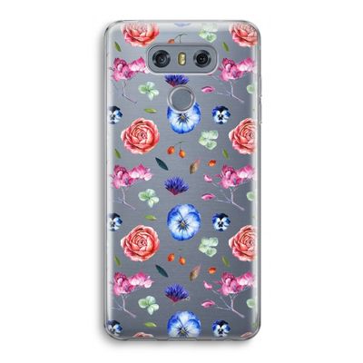 Bloemetjes: LG G6 Transparant Hoesje