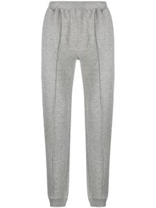 Corneliani pantalon de jogging droit à taille élastique - Gris