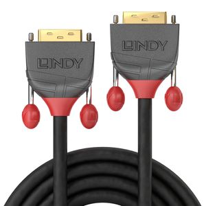 Lindy 36234 DVI kabel 5 m DVI-D DVI-I Zwart