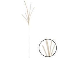 Countryfield kunsttak met 6 pluimen perzik 112 cm | 24 stuks