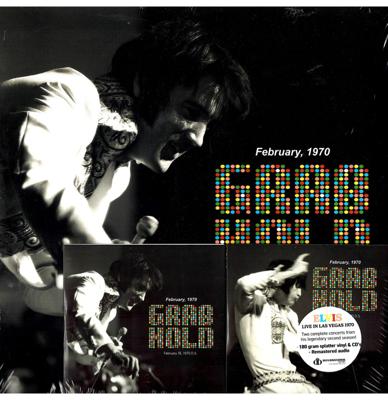Elvis Presley - Grab Hold, On Stage February 1970 (Splatter Vinyl) 2 plus 2 CD (LP)