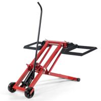 Gazontractor-Lift in Hoogte Verstelbaar Verstelbaar Hydraulische Hefbrug Reinigingshulp voor Grasmaaiers Motorfiets Zitmaaier Zwart + Rood