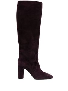 Via Roma 15 bottes en daim 85 mm - Violet