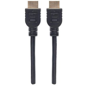 Manhattan 353953 HDMI-kabel HDMI Aansluitkabel HDMI-A-stekker, HDMI-A-stekker 5.00 m Zwart UL gecertificeerd, Ultra HD-HDMI