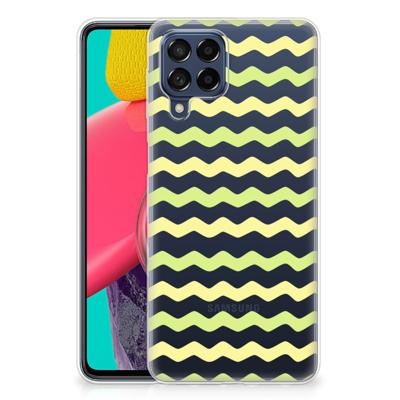 Samsung Galaxy M53 | TPU bumper | Waves Yellow