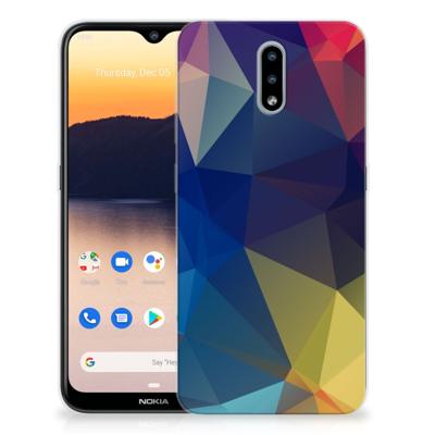 Nokia 2.3 | TPU Hoesje | Polygon Dark